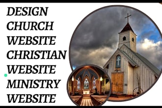 design church website christian website ministry website donation website
