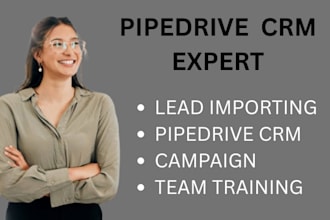 setup pipedrive account pipedrive campaign lead importing pipedrive CRM