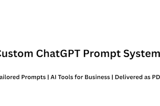 create custom chatgpt prompt systems for your business