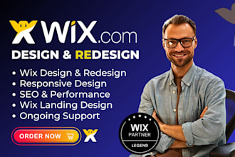 wix website redesign, wix website design, redesign wix, build wix website