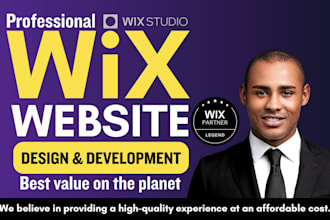 build wix studio website, wix website design, custom wix website development