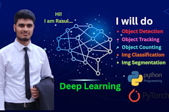develop object detection, face recognition, tracking, counting, classification