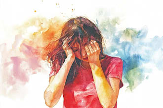 draw watercolor portrait painting of you or your pets