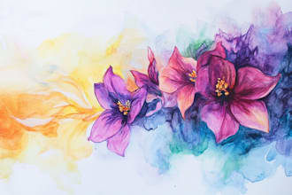 make an amazing food and drink watercolor illustration
