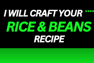 create rice and beans recipe