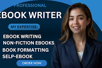 be your ebook content creator for health, finance, or self help