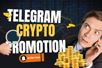 boost investors to crypto nft memecoin solana project telegram channel promotion
