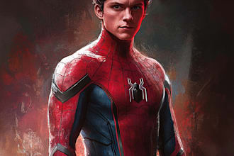 draw comic book art and comic book illustration