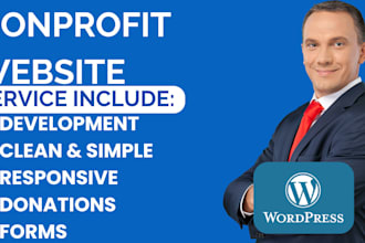 nonprofit website for charity, donation, fundarising, ngo and 501c3 crowdfunding