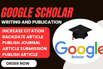 google scholar journal publication write and publish research article citation