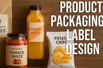 make logo and label for spice, salsa,jar, sauce, pikliz, packing, coffee bag