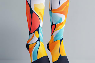 draw unique socks design for your brand