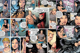 comic book artist graphic novel illustration comic page comic cover strip nsfw