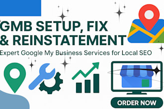 fix, optimize, reinstate your suspended google my business gmb profile local SEO