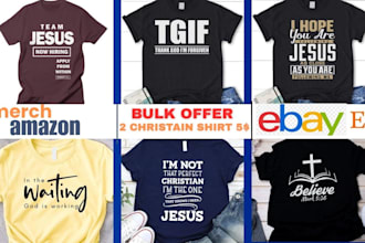 christian t shirt design custom typography t shirt design for etsy printiful