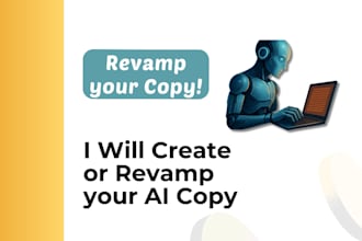 revamp your ia copy and refine it, or create it from scratch
