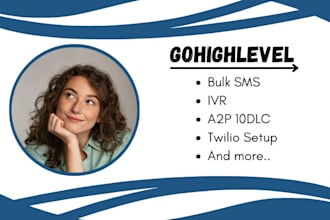 setup gohighlevel a2p 10dlc registration on twilio, ringcentral bulk sms ivr sms