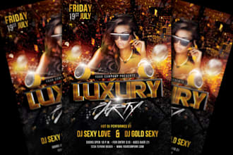 design music, bar, dj, birthday, nightclub, event,club party flyers and posters