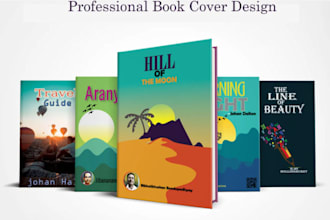design professional book cover or ebook cover, KDP book cover design