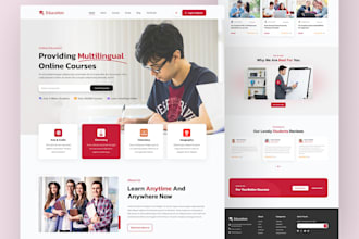 develop education website with tutor lms, online course, elearning, learndash