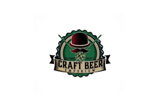 design creative pictorial craft beer logo