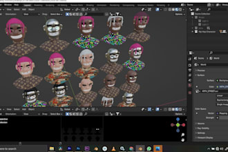 create 3d nft art nft design for your nft collection opensea rarible