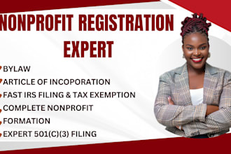 file your 501c3 nonprofit, irs tax exempt status, bylaws and incorporation ein