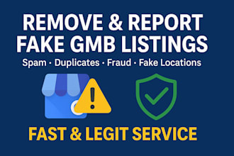 report and remove spam gmb, fake gmb, duplicate gmb, fraud gmb on google listing