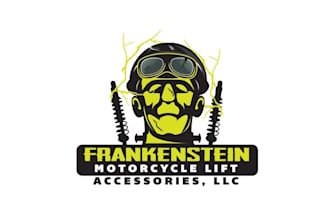 design outstanding mascot monster logo to appeal to bikers