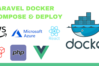 set up your laravel application with docker compose and deploy