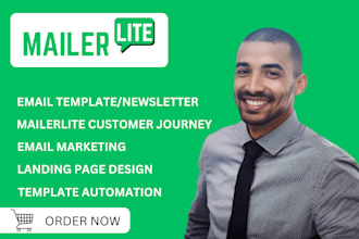 setup mailerlite beehiiv form page email template automation landing page design