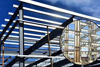 do structural analysis and structural design of steel wood concrete structure