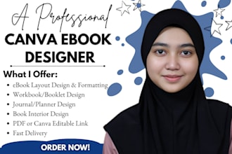 design canva ebook booklet and workbook design kdp journal planner book interior
