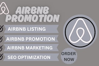 do airbnb promotion, airbnb listing, airbnb marketing to boost booking,