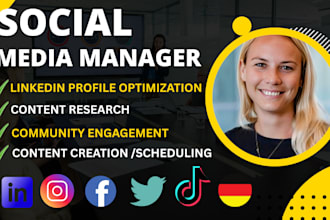 be your german health fitness linkedin social media management for coaches