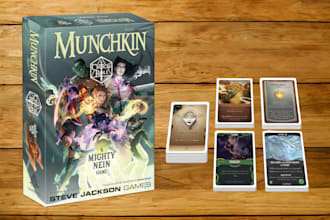 design game card, playing card design, trading card game design, card box mockup