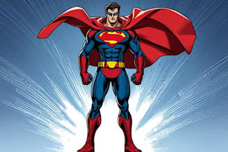 draw your superhero character design