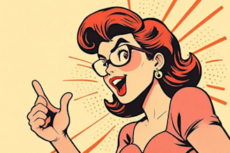 design retro vintage illustration retro comic book pop art