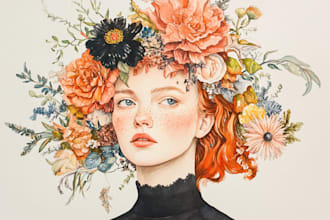 do illustration and portrait painting in oil and watercolor