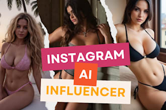 do customized realistic ai influencer model for instagram sfw and nsfw ai video