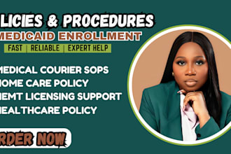 expert healthcare compliance documentation for licensing, medicaid enrollment