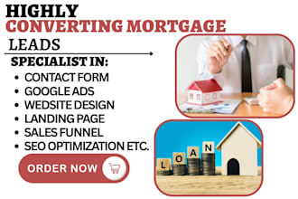 generate mca leads business loan lead mortgage website appointment setting b2b