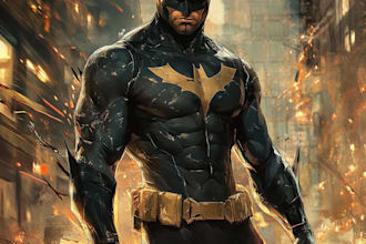 do your mecha or superhero character drawing idea