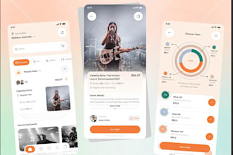 build event booking app, hotel booking app, ticket booking,