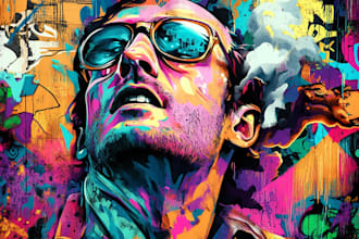 create custom graffiti art designs murals and wall arts