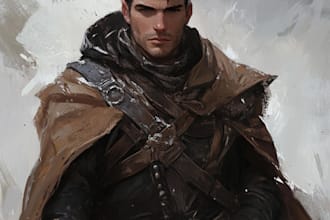 draw your dnd character art