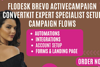 flodesk  brevo activecampaign convertkit expert specialist setup campaign flows