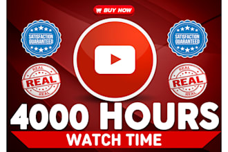 do organic and revenue generative youtube watch hours time