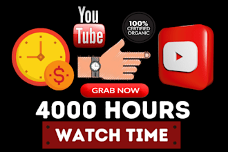 do organic and revenue generative youtube watch hours time