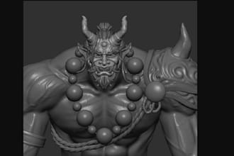 custom dnd mini creatures, sculpt high poly zbrush alien,monster for 3dprinting